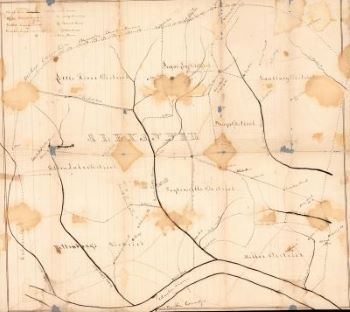 Alexander County Map 1868
