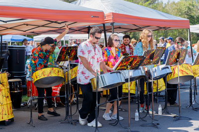 Steely Pan Steel Band performance